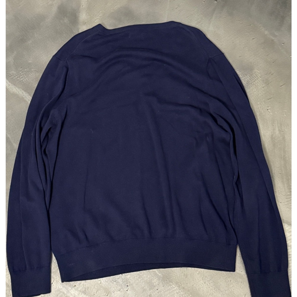 IZOD V-Neck Sweater Pullover Long Sleeve Casual Classic Fit Mens Large - Picture 4 of 4